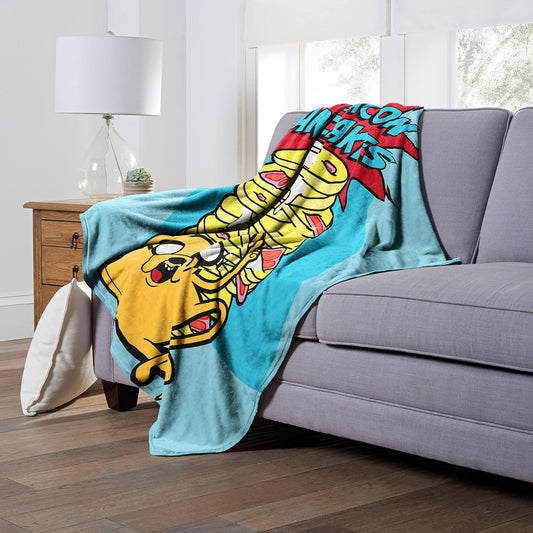 Adventure Time Makin Bacon Pancakes Throw Blanket 50"x60"
