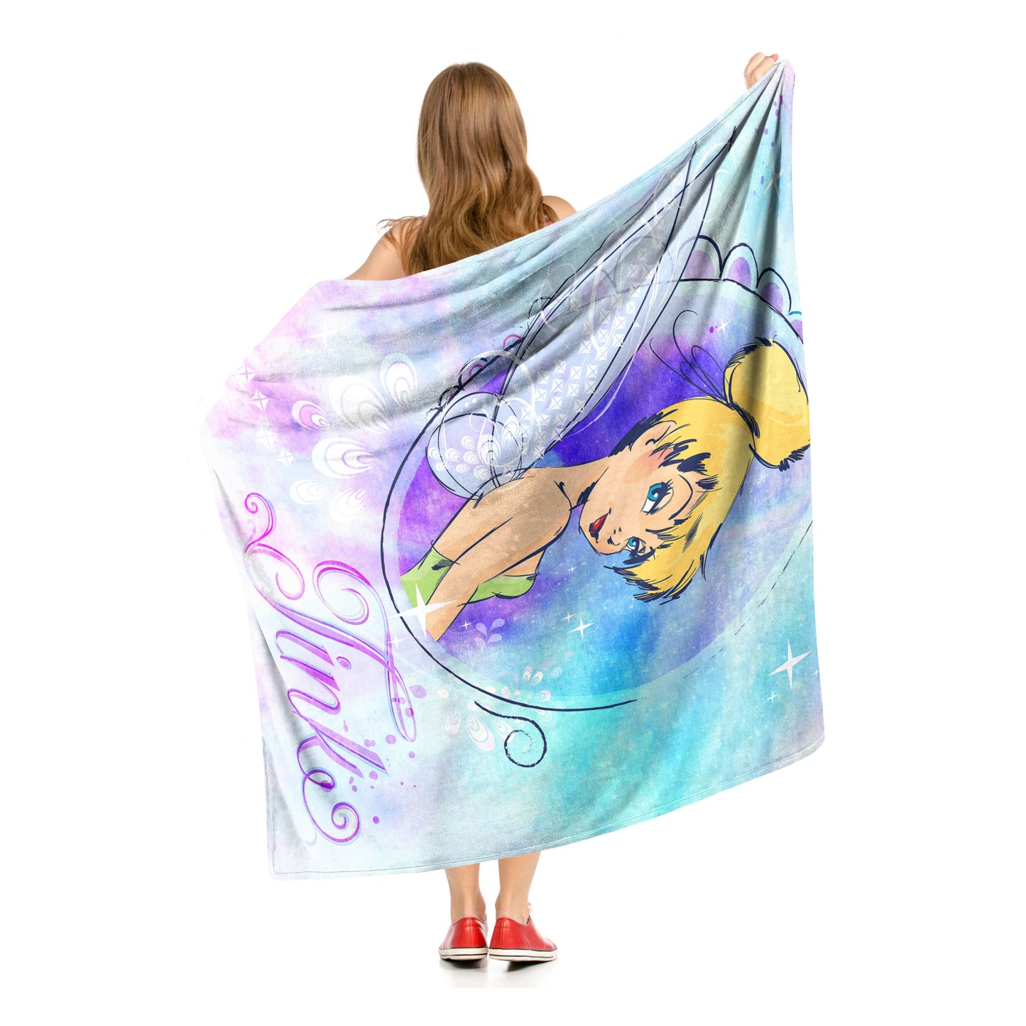 Tinkerbell, Cosmic Tink Throw Blanket 50"x60"