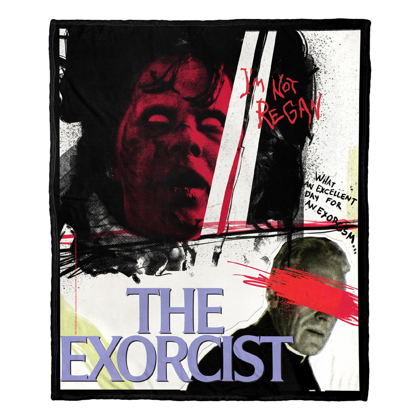 Exorcist Time for an Exorcism Throw Blanket 50"x60"