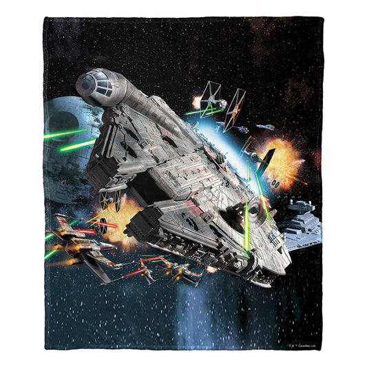 Star Wars Falcon Throw Blanket 50"x60"