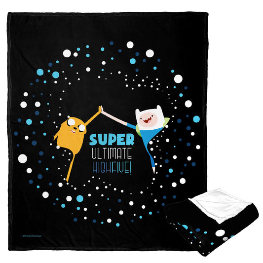 Adventure Time Super Ultimate High Five Throw Blanket 50"x60"
