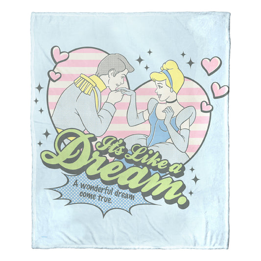 Disney Princesses "Like a Dream Come True" Throw Blanket 50"x60"