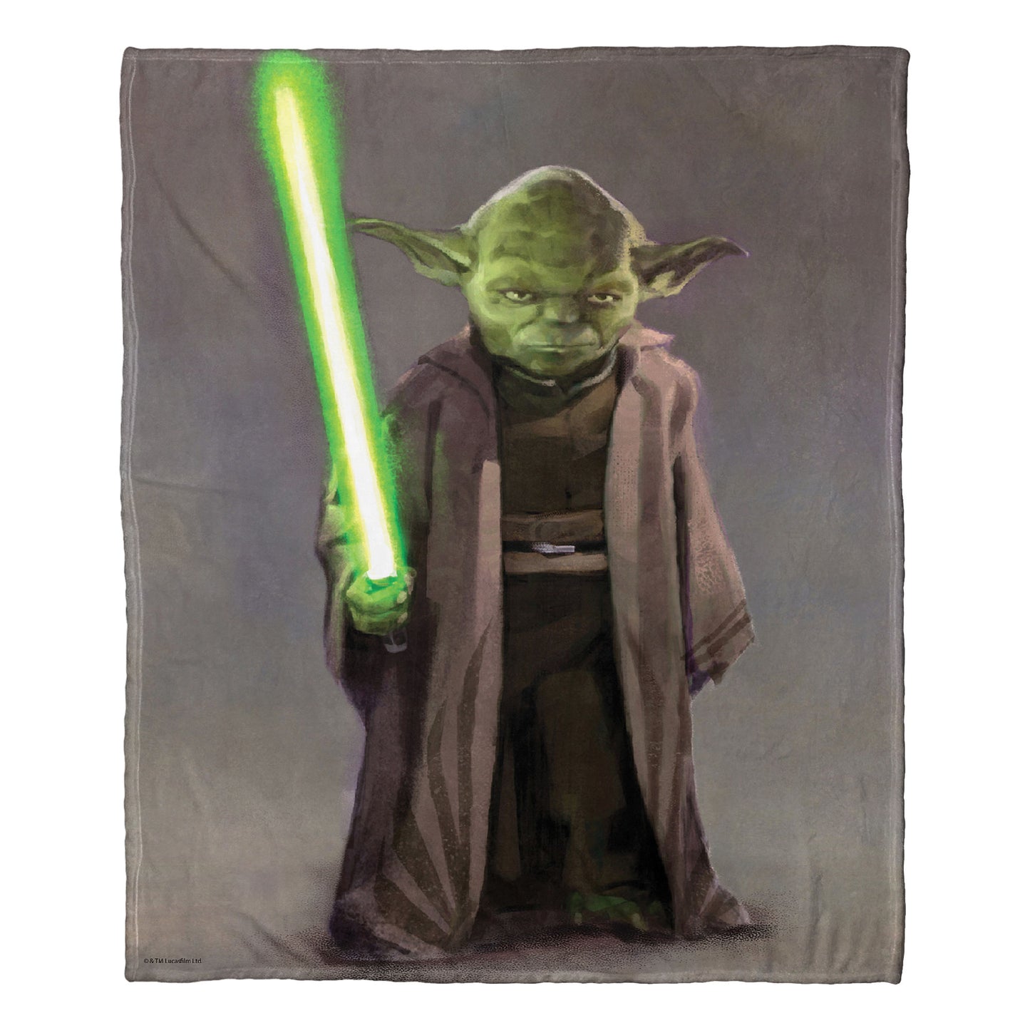 Star Wars: High Republic "Warrior Yoda" Throw Blanket 50"x60"