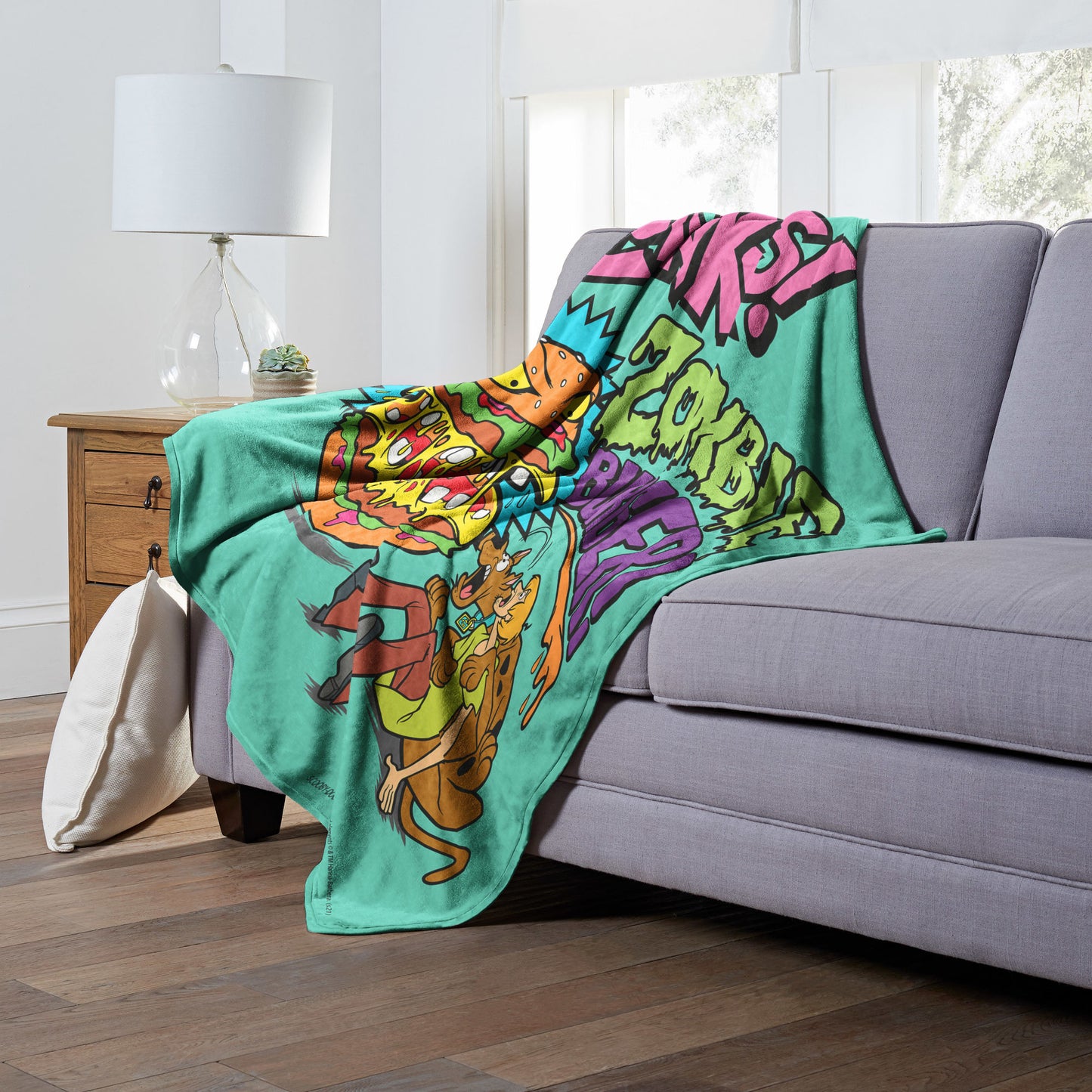 Scooby Doo, Zombie Burger Throw Blanket 50"x60"