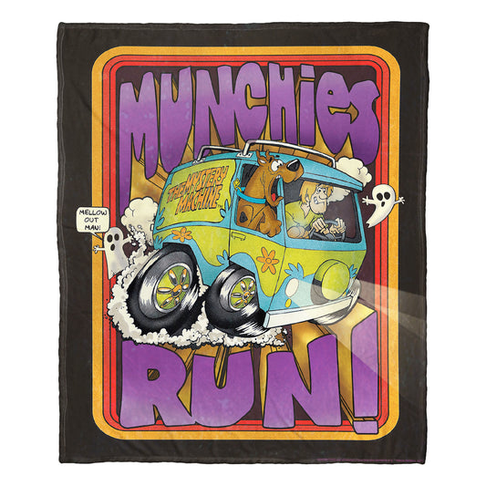 Scooby Doo, Munchies Run Throw Blanket 50"x60"