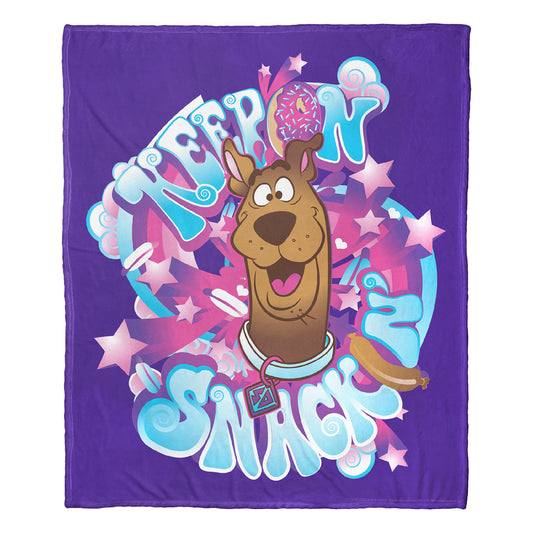 Scooby Doo, Keep Snackin' Throw Blanket 50"x60"