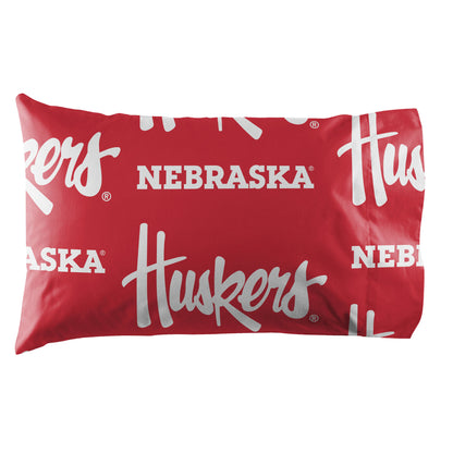 Nebraska Cornhuskers Rotary Queen Bed In a Bag Set