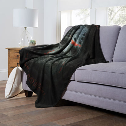Friday the 13th Today is His Birthday Throw Blanket 50"x60"