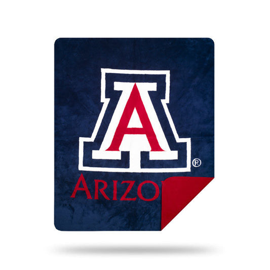 Arizona OFFICIAL Microplush NCAA Denali® Sliver Knit Throw 60"x72"