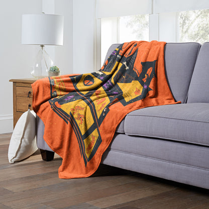 Warner Bros. Scooby-Doo Haunted House Throw Blanket 50"x60"