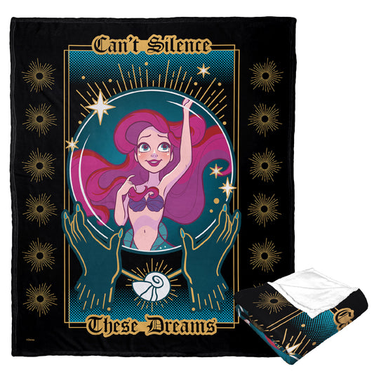 Disney Princess Mystical Ariel Throw Blanket 50"x60"