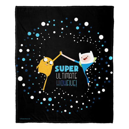 Adventure Time Super Ultimate High Five Throw Blanket 50"x60"
