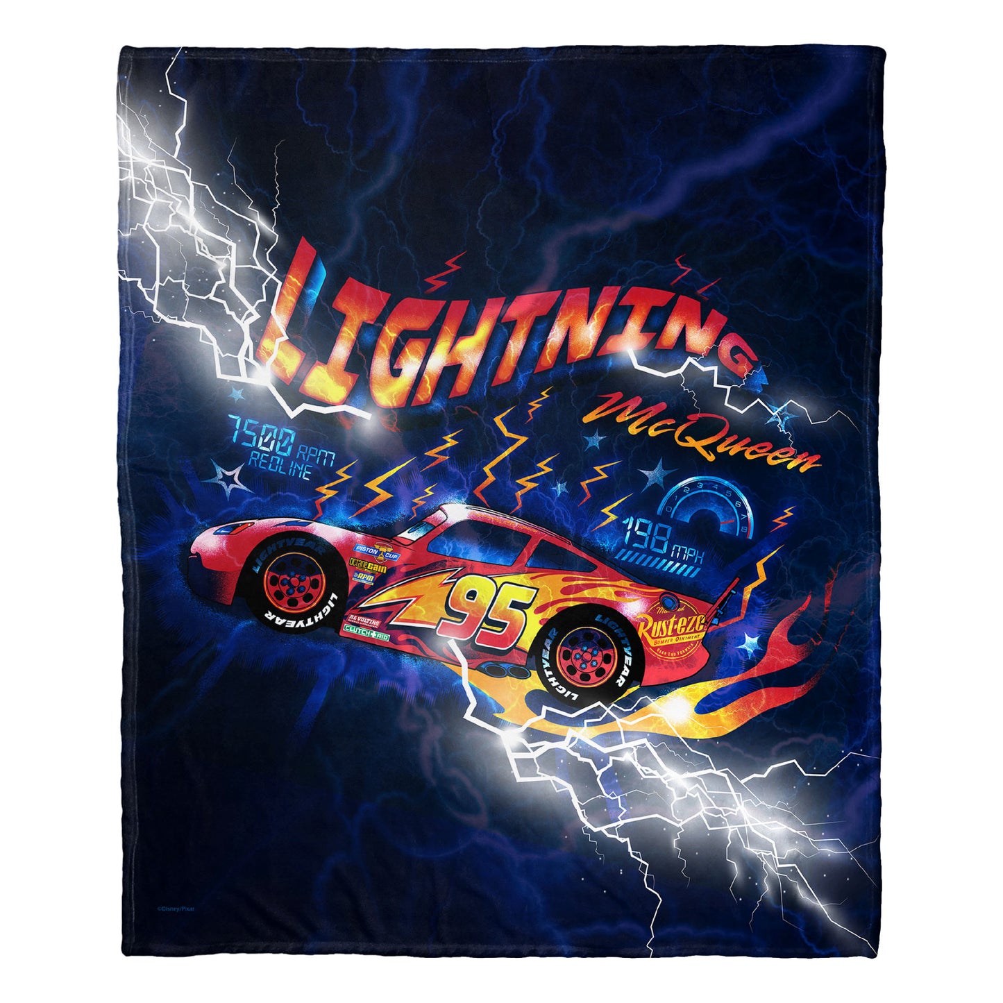 Cars, Sizzling McQueen Throw Blanket 50"x60"