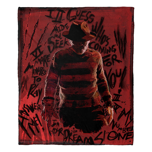 A Nightmare on Elm Street Silk Touch Throw Blanket 50"x60", His Claws
