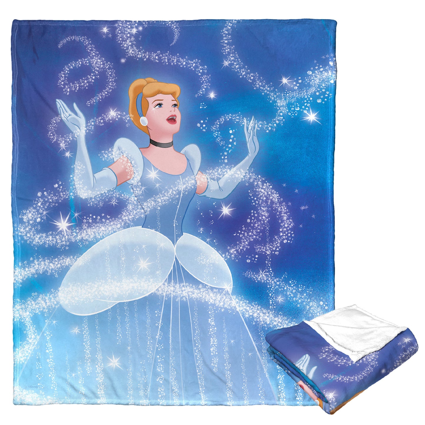 Disney Princess Cinderella Transformed Throw Blanket 50"x60"