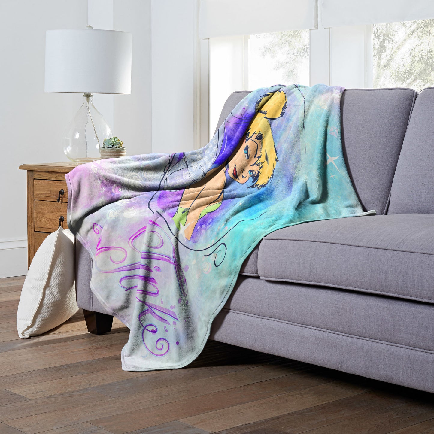 Tinkerbell, Cosmic Tink Throw Blanket 50"x60"