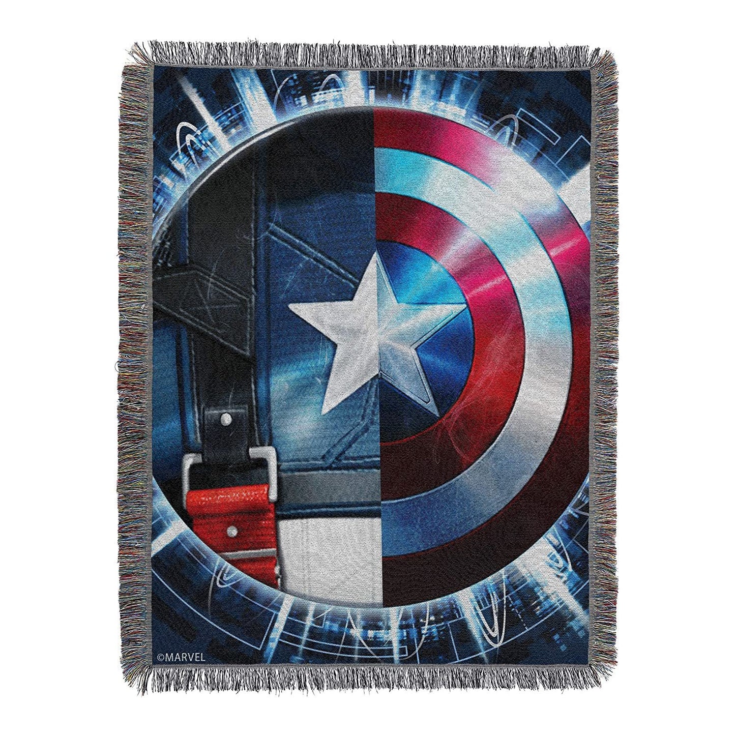 Marvel Captain America "Star Agent" 48"x60" Blanket Throw