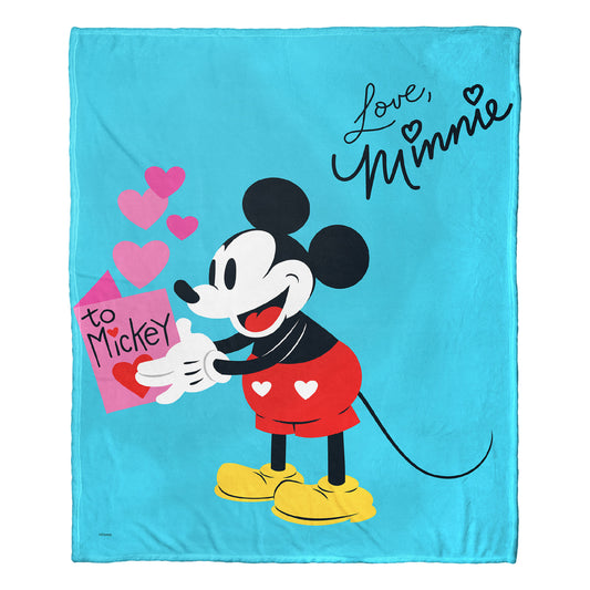 Minnie Mouse, Love Minnie Throw Blanket 50"x60"