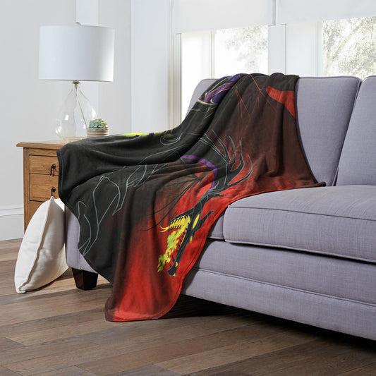 Disney Villains Split Personality, Silk Touch Throw Blanket, 50"x60"