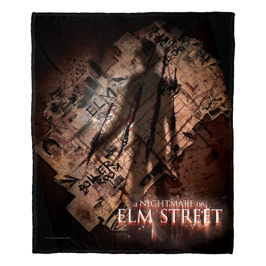 A Nightmare on Elm Street Evidence Throw Blanket 50"x60"