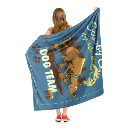 Scooby Doo, Dog Team Throw Blanket 50"x60"