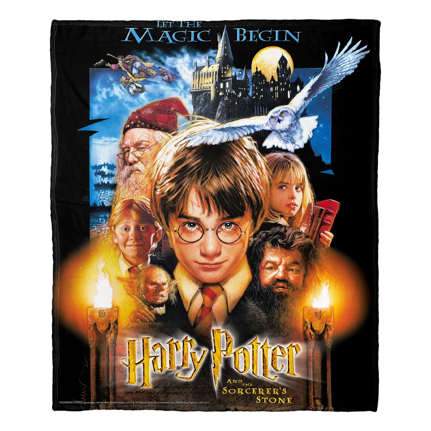Harry Potter, Sorcerer's Stone Throw Blanket 50"x60"