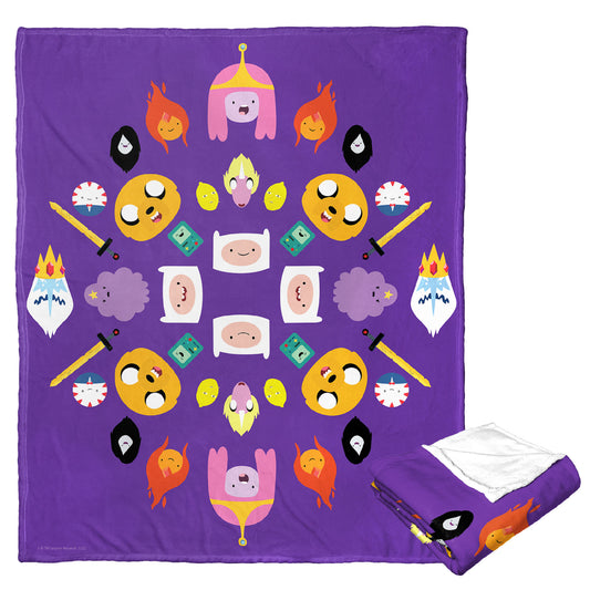 Adventure Time Adventure Kalidescope Throw Blanket 50"x60"