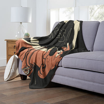 Warner Bros. Scooby-Doo Yikes Throw Blanket 50"x60"