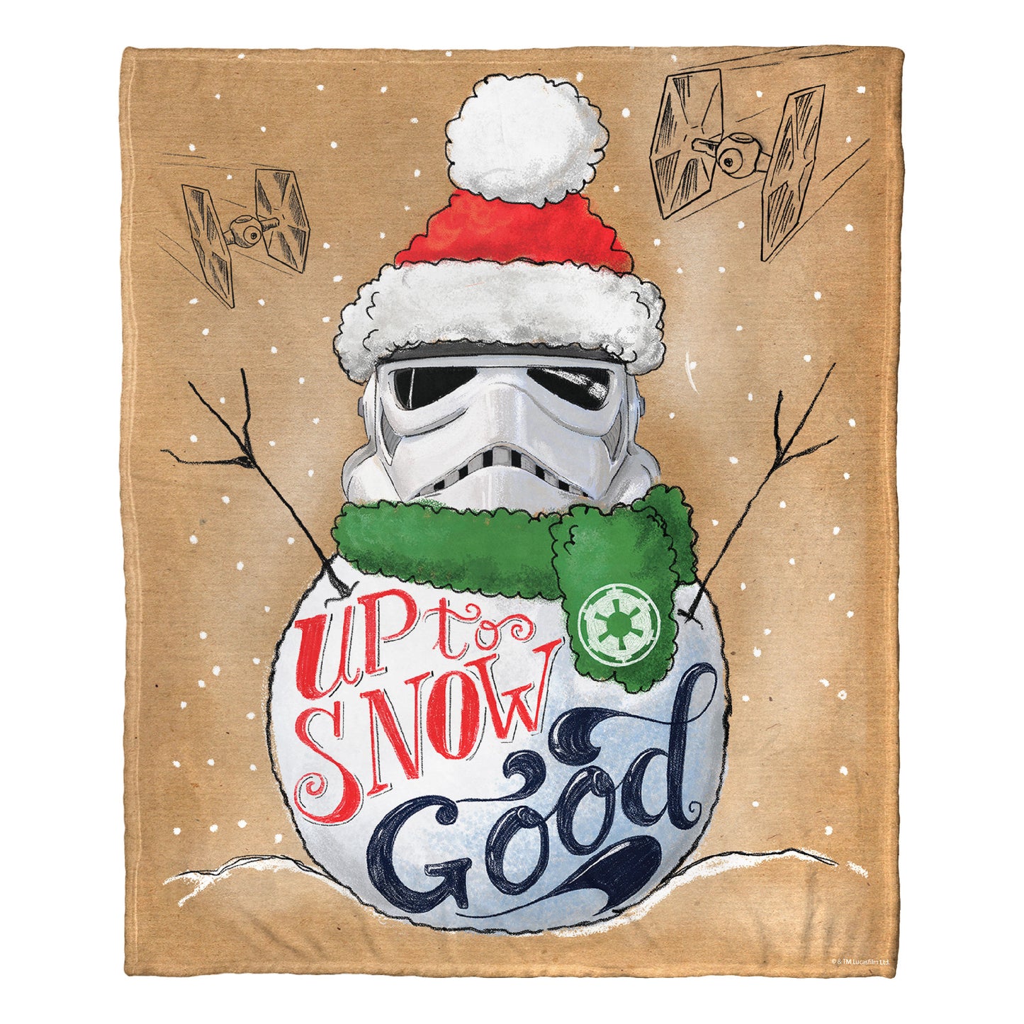 Star Wars Snow Good Throw Blanket 50"x60"