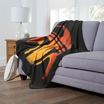 Star Wars Boba Fett Jack-o'-lantern Throw Blanket 50"x60"