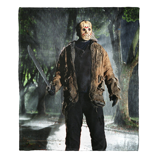 Freddy vs Jason Out in the Storm Throw Blanket 50"x60"