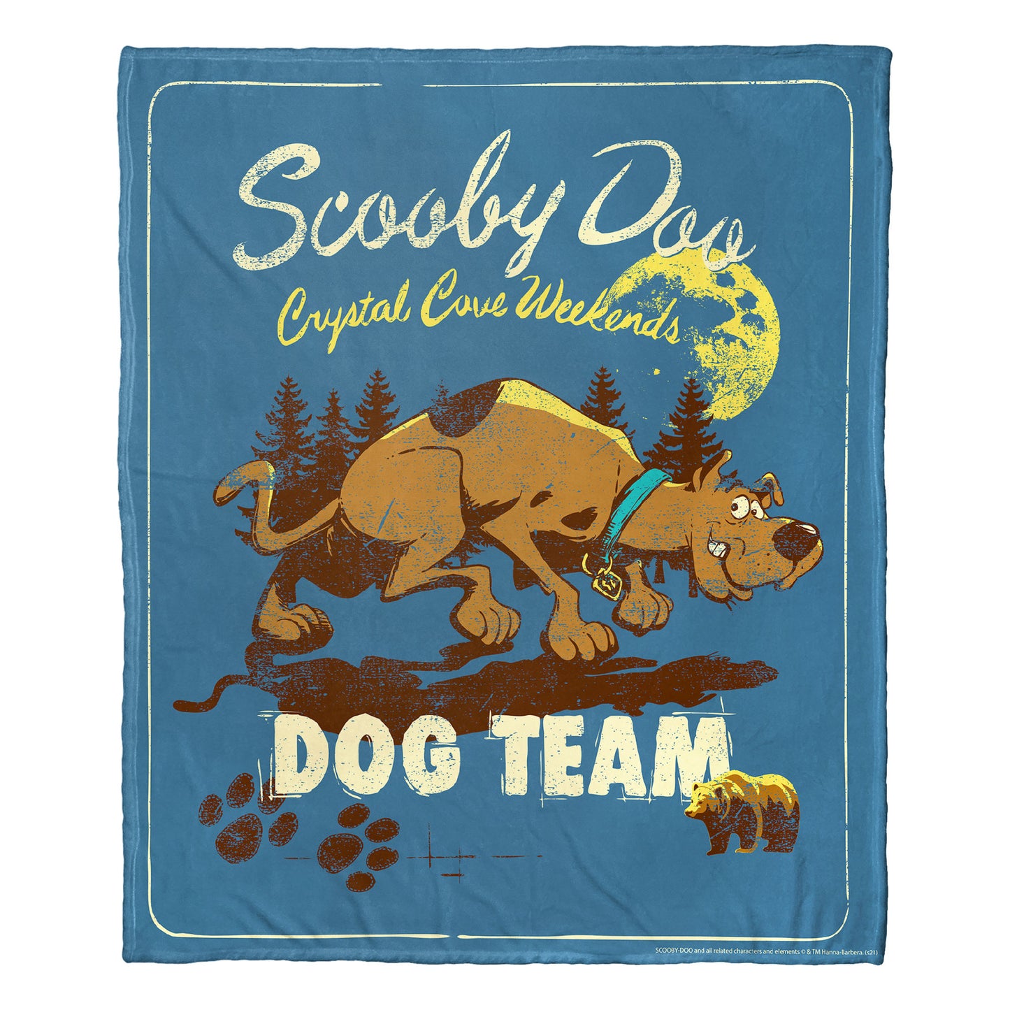 Scooby Doo, Dog Team Throw Blanket 50"x60"