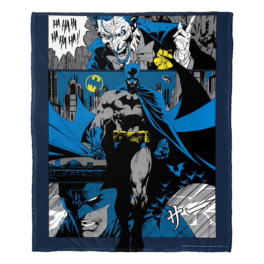 DC Batman Anime Joker Throw Blanket 50"x60"
