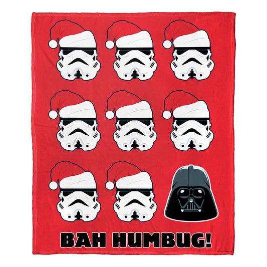 Star Wars Bah Humbug Throw Blanket 50"x60"