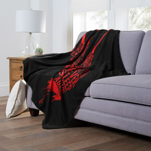 A Nightmare on Elm Street Freddy Quotes Throw Blanket 50"x60"
