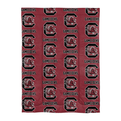 South Carolina Gamecocks Twin Rotary Bed In a Bag Set