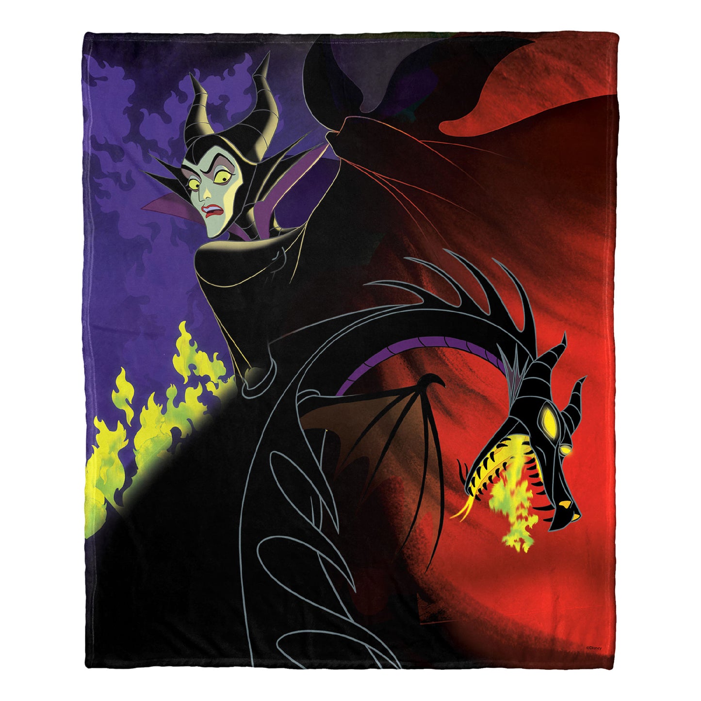 Disney Villains Split Personality, Silk Touch Throw Blanket, 50"x60"