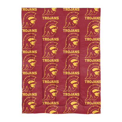 Southern Cal Trojans Twin Rotary Bed In a Bag Set