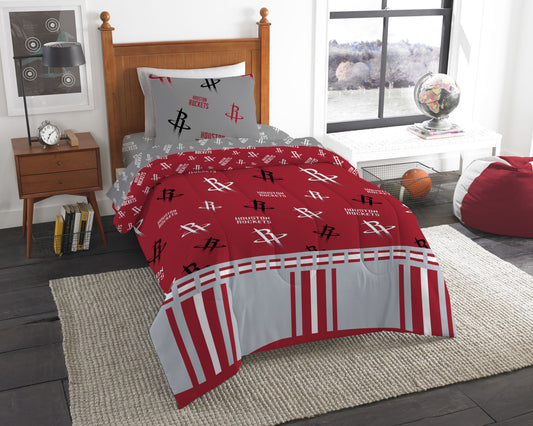 Rockets OFFICIAL NBA Twin Bed In Bag Set