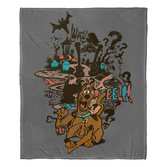 Warner Bros. Scooby-Doo Run Away Throw Blanket 50"x60"