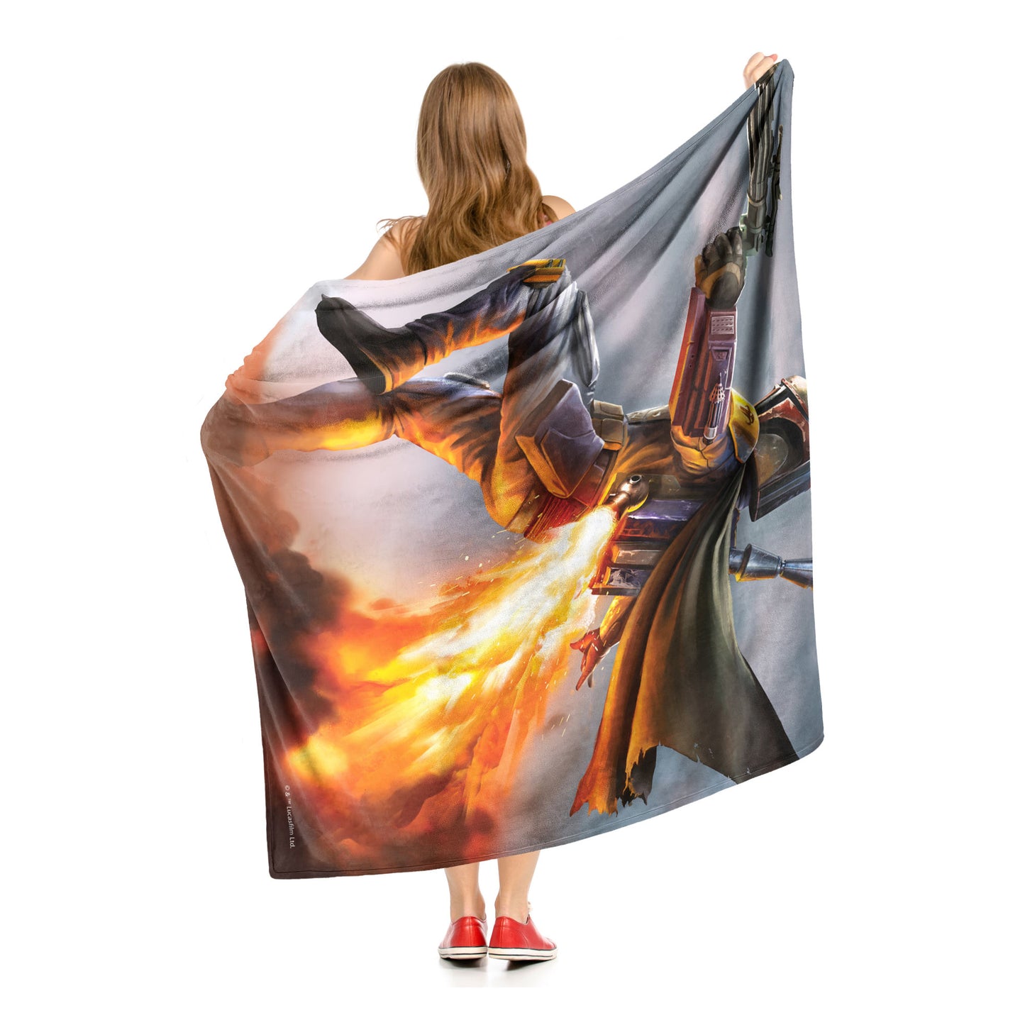 Star Wars Boba Blast Throw Blanket 50"x60"