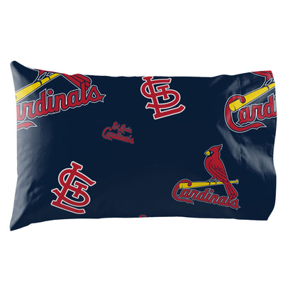 St Louis Cardinals OFFICIAL MLB Twin Bed In Bag Set