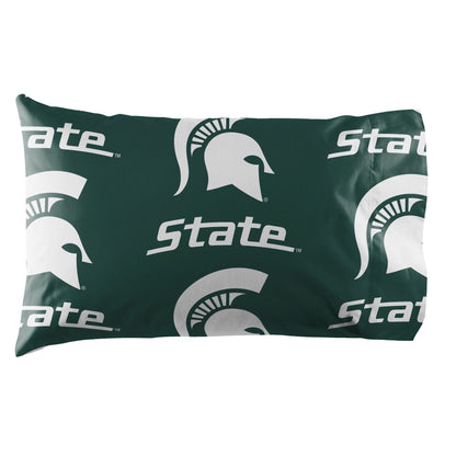 Michigan State Spartans Rotary Queen Bed In a Bag Set