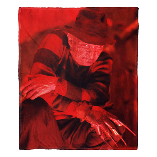 A Nightmare on Elm Street Silk Touch Throw Blanket 50"x60", Hellish Glow