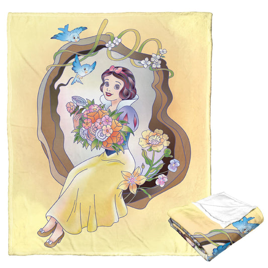 Disney 100 Celebration Snow White Throw Blanket 50"x60"