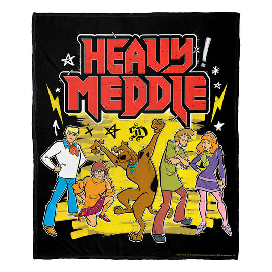 Scooby Doo, Heavy Meddle Throw Blanket 50"x60"