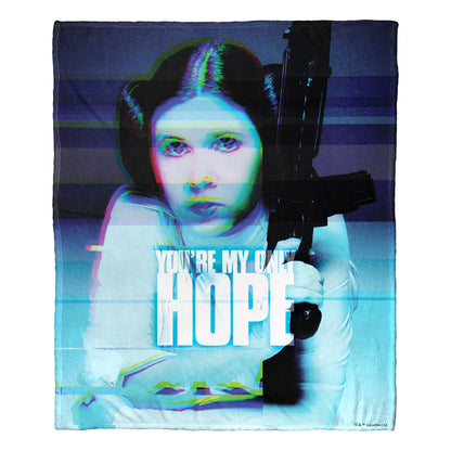 Star Wars Digital Leia Throw Blanket 50"x60"