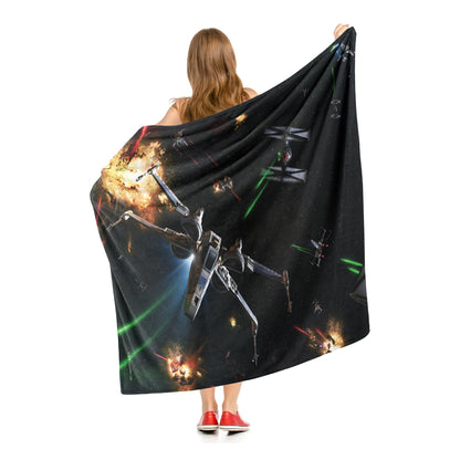 Star Wars Fighters Throw Blanket 50"x60"