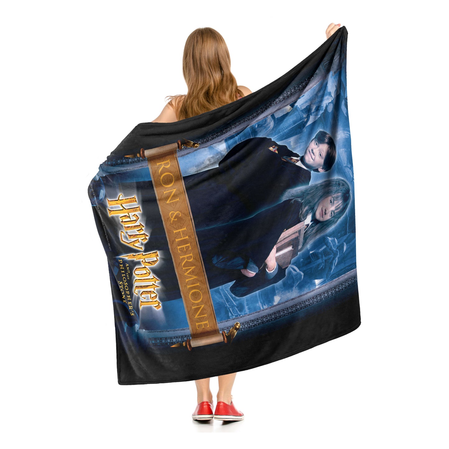 Harry Potter, Ron and Hermione Throw Blanket 50"x60"