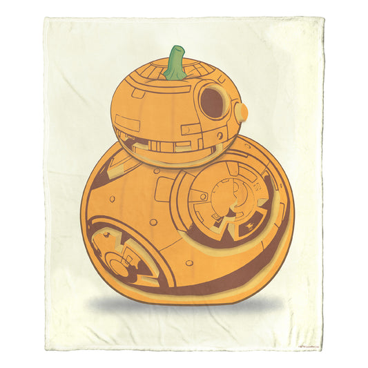 Star Wars Pumpkinfied BB-8 Throw Blanket 50"x60"